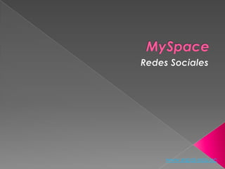 MySpace Redes Sociales www.espol.edu.ec 