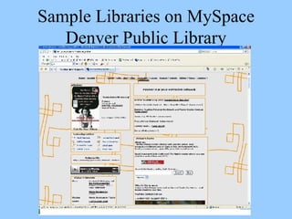 Sample Libraries on MySpace Denver Public Library 