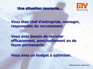 Une situation courante…Vous êtes chef d'entreprise, manager, responsable du recrutement.