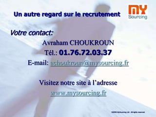 push mail de votre annonce vers la présélection 