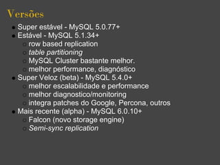 MySQL - the database