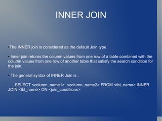 Mysql | PPT