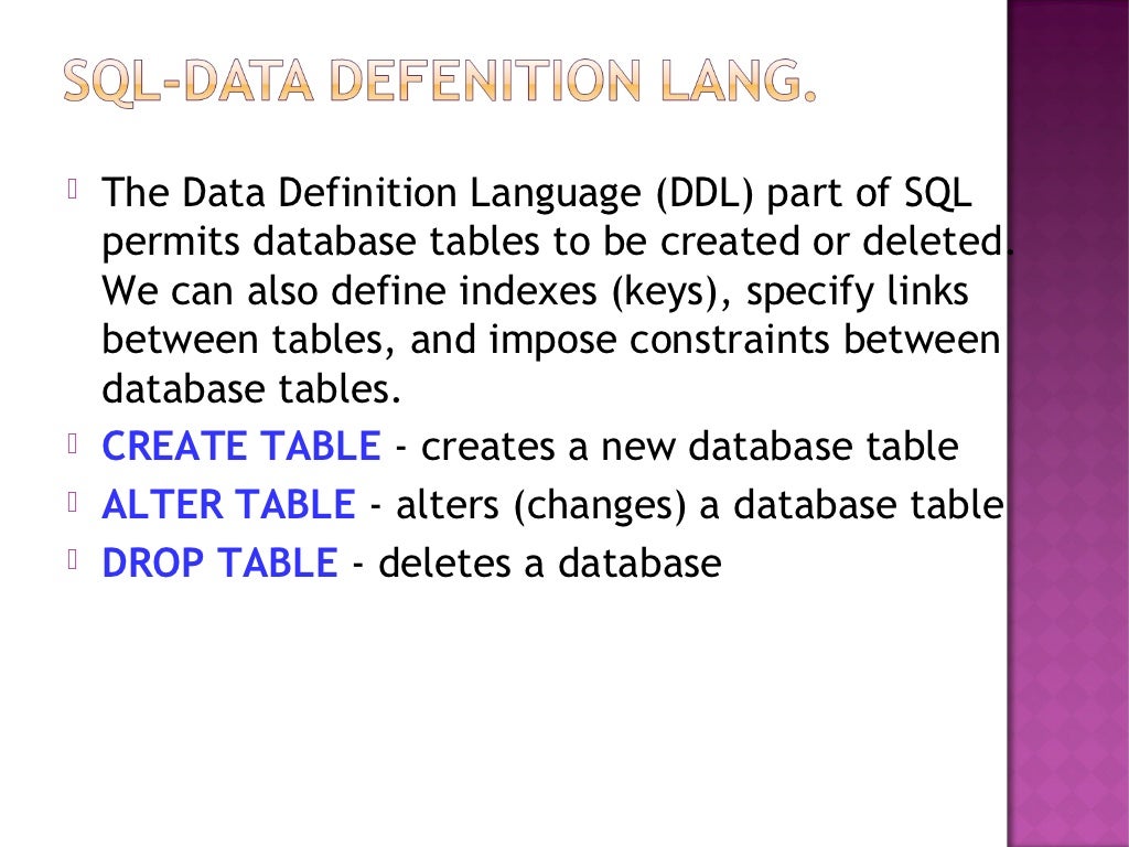 MY SQL