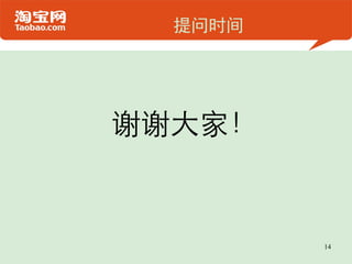 提问时间


  	

谢谢大家！


         14
 