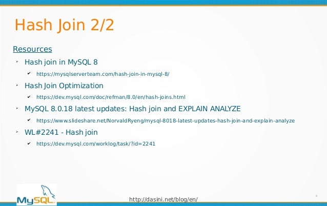 Mysql 8 explain