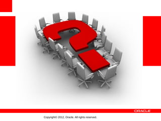 <Insert Picture Here>




            Copyright© 2012, Oracle. All rights reserved.
 