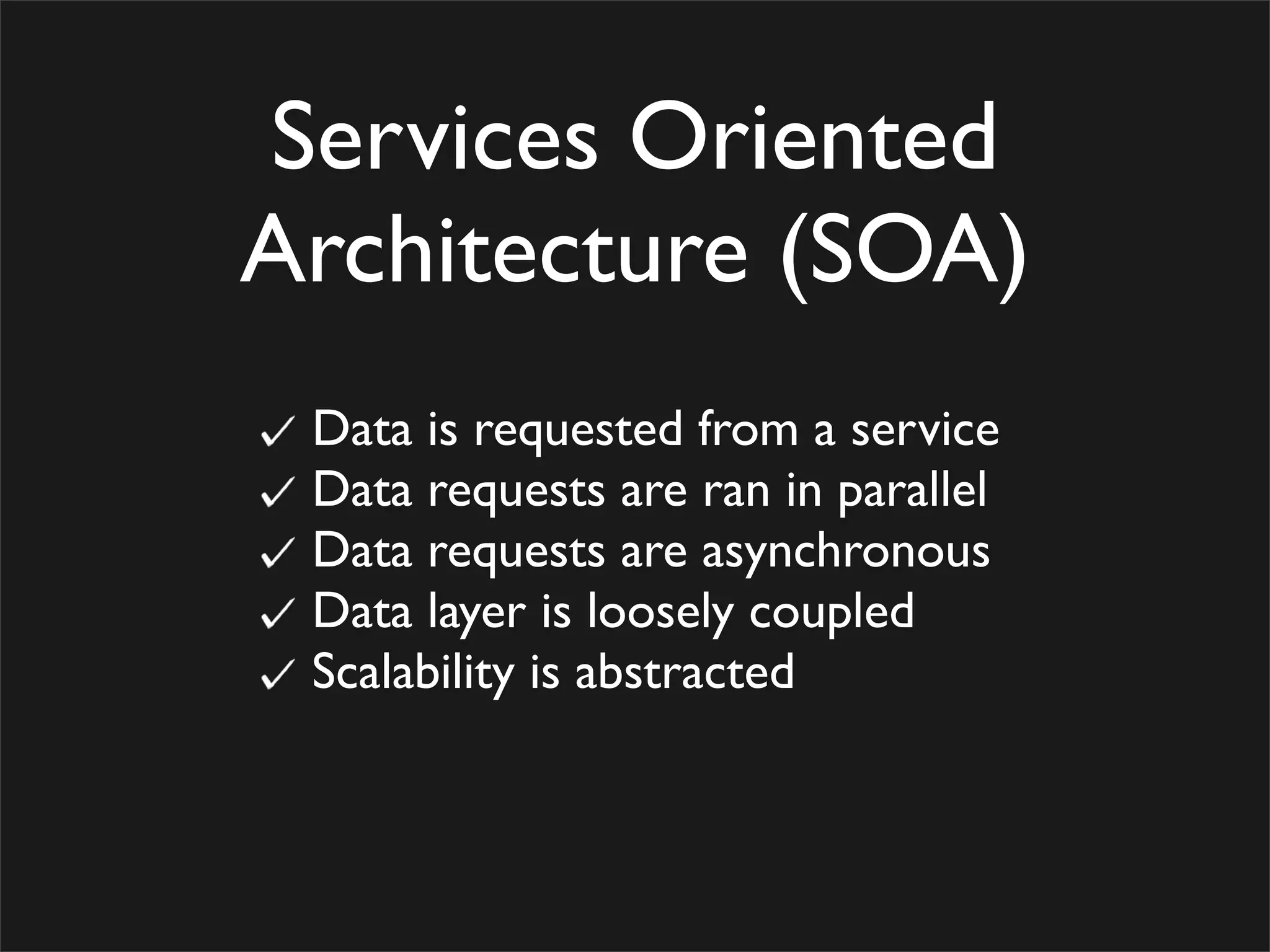 Services Oriented Architecture with PHP and MySQL | PPT