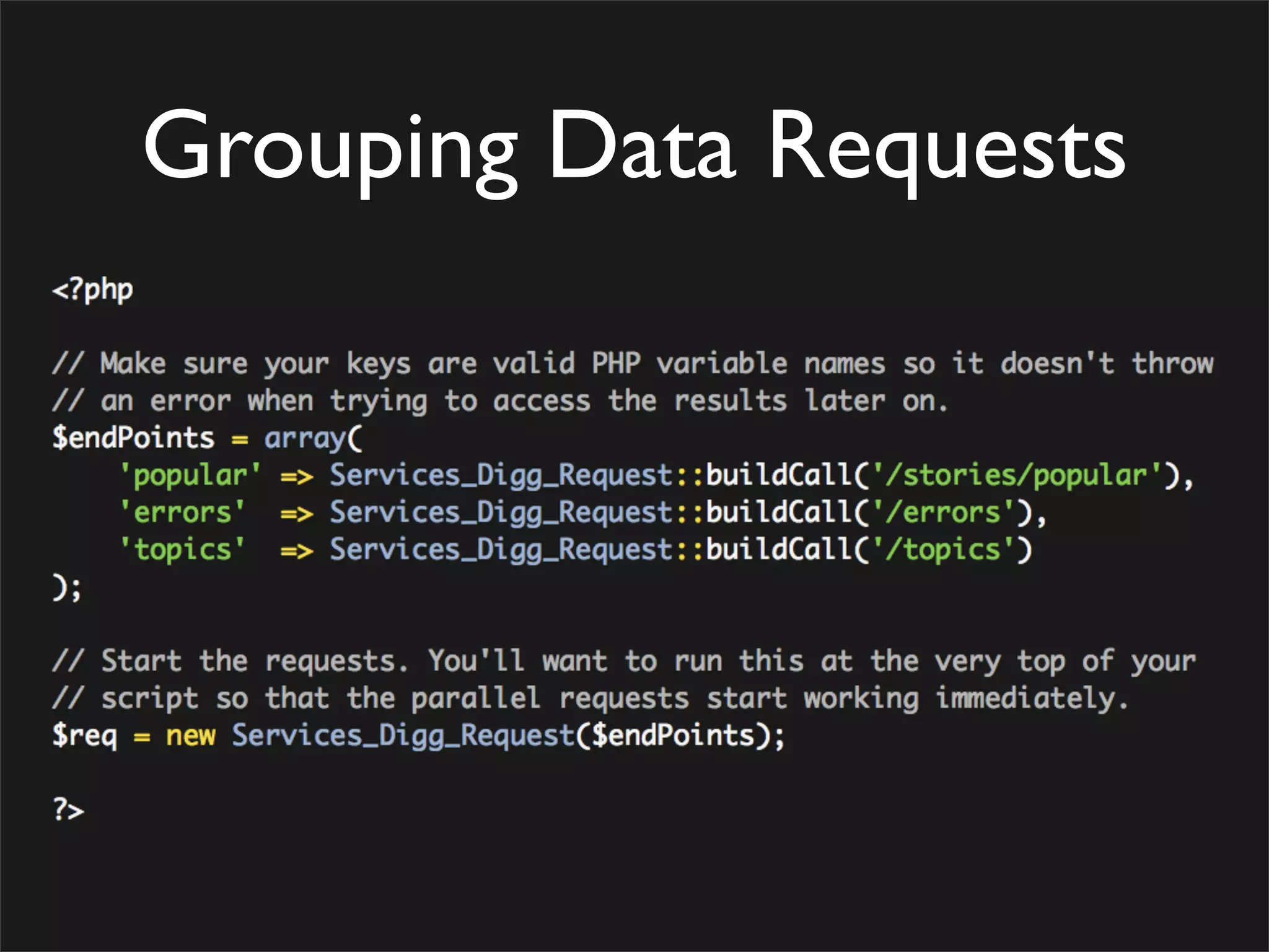 Services Oriented Architecture with PHP and MySQL