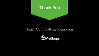 Reach Us : Info@mydbops.com
Thank You
 