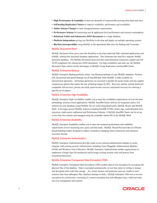 Mysql Enterprise Edition Feature and Tools | PDF