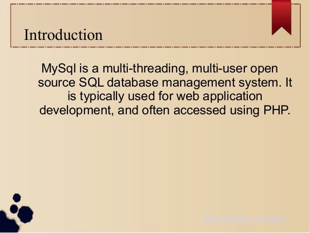 Mysql Interview Questionsppt