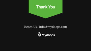 Reach Us : Info@mydbops.com
Thank You
 