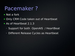 MySQL HA with  Pacemaker