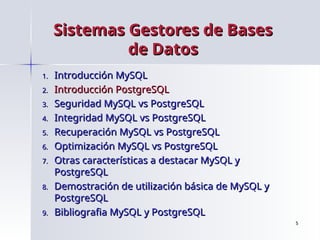 Comparative Analysis of MySQL and PostgreSQL Database Management ...