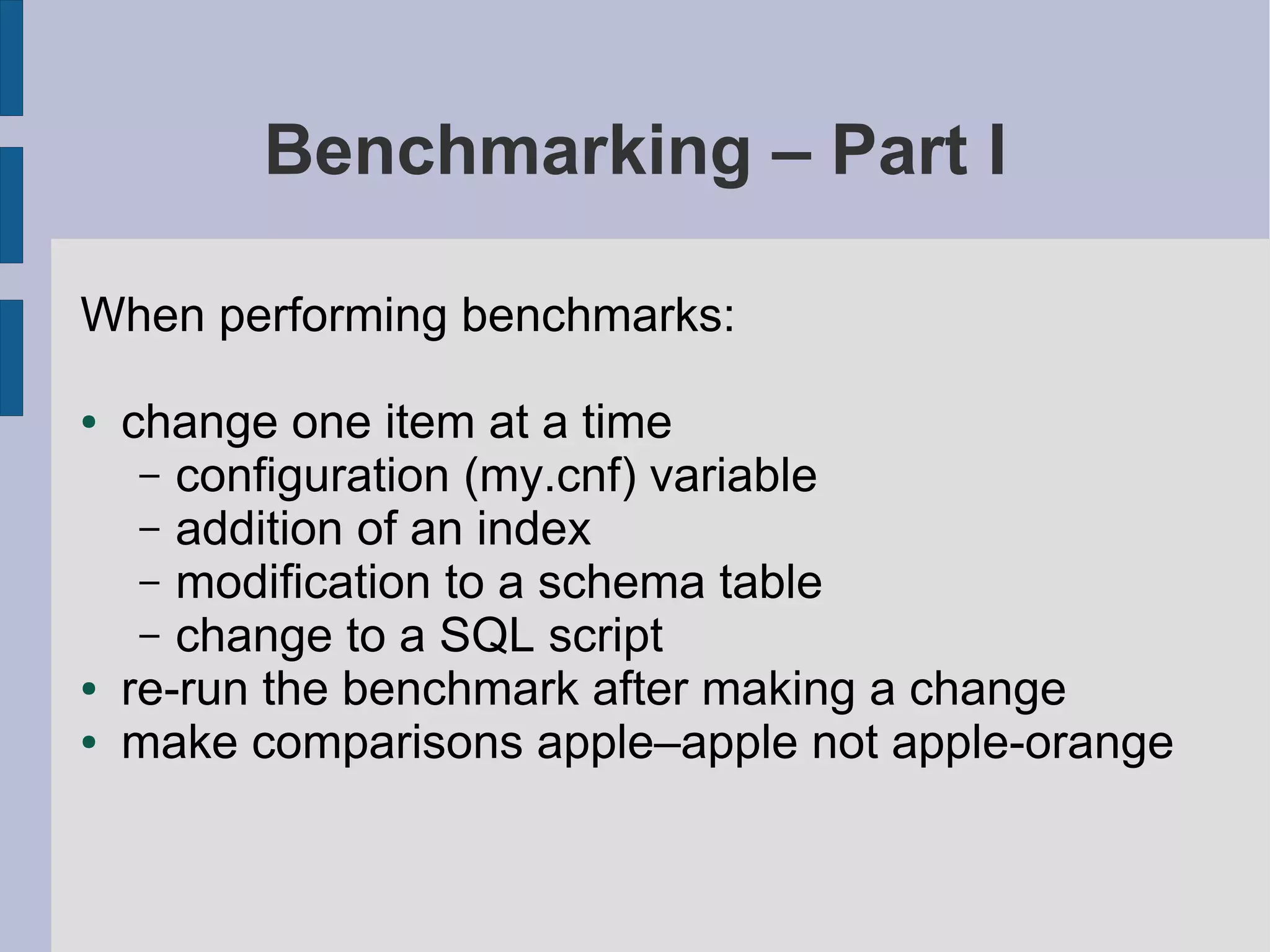 MySQL Query And Index Tuning
