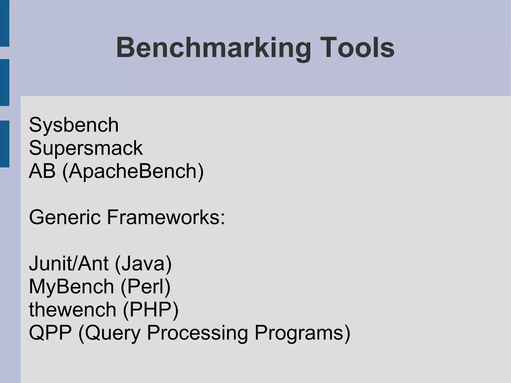 MySQL Query And Index Tuning