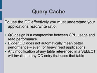MySQL Query And Index Tuning