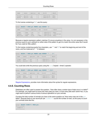 Mysql tutorial-excerpt-5.1-en | PDF
