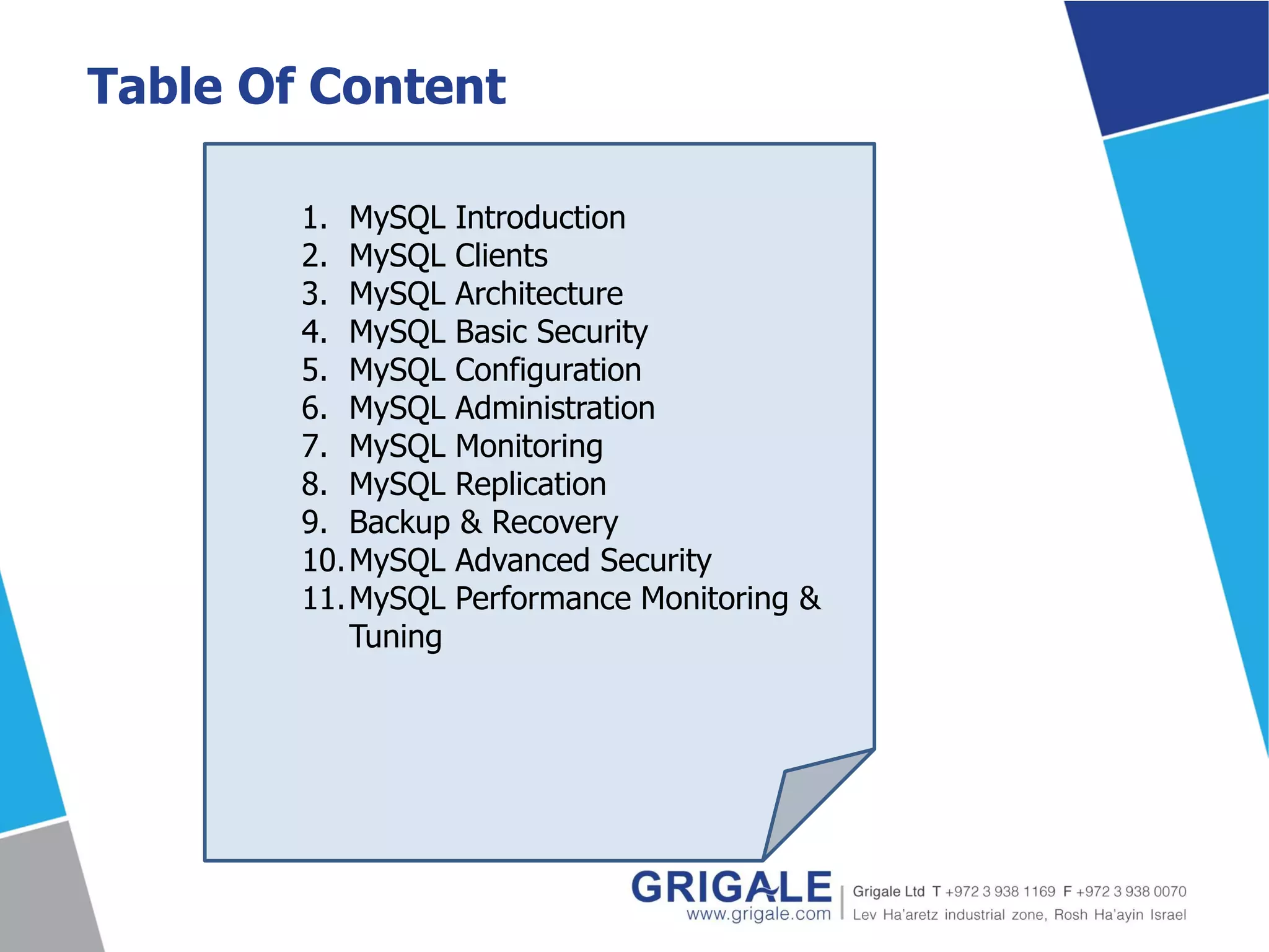 Welcome to MySQL | PPT