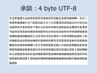 Մ4 byte UTF-8
 