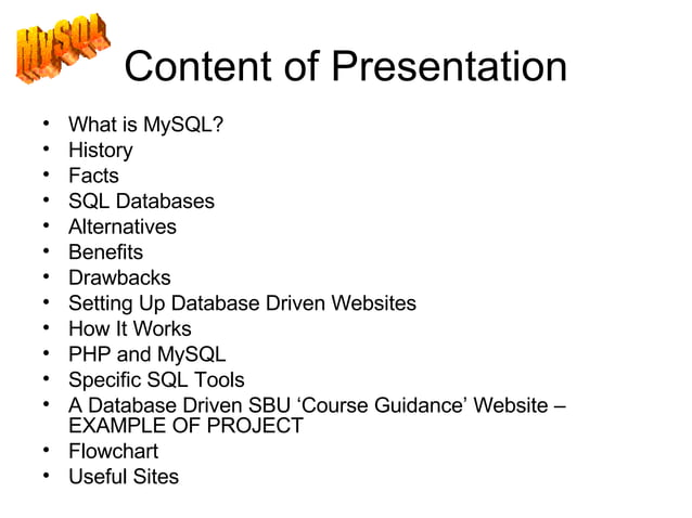 Mysql | PPT