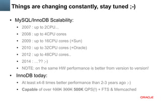MySQL 5.6 Performance | PDF