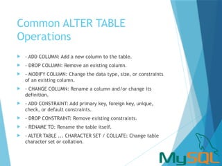MySQL_ALTER_TABLE_Guide(day 4).pptx helpfully | PPTX