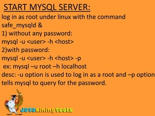 MySql:Basics