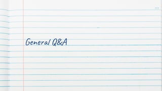 111
General Q&A
 