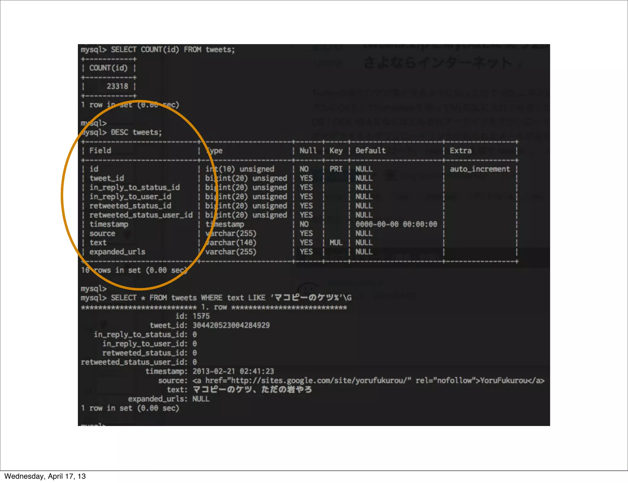 Wednesday, April 17, 13
 