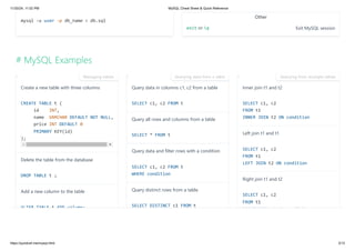 MySQL Cheat Sheet & Quick Referenece.pdf