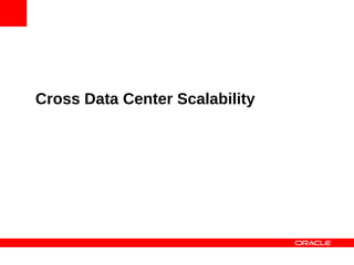 Cross Data Center Scalability
 
