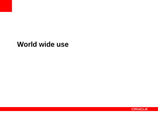 World wide use
 