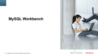 MySQL Workbench

44

Copyright © 2013, Oracle and/or its affiliates. All rights reserved.

 