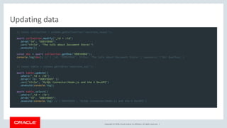 MySQL Connector/Node.js and the X DevAPI | PDF