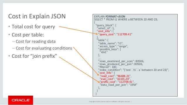 cost check query Model Cost MySQL Optimizer cost check query Model Cost MySQL Optimizer