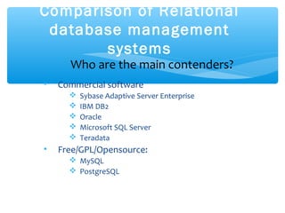 Mysql database | PPT