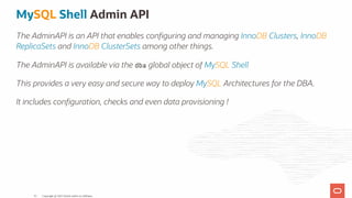 MySQL Day Roma - MySQL Shell and Visual Studio Code Extension | PDF