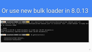 Or use new bulk loader in 8.0.13
37
 