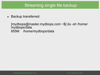 MySQL Enterprise Backup (MEB) | PDF