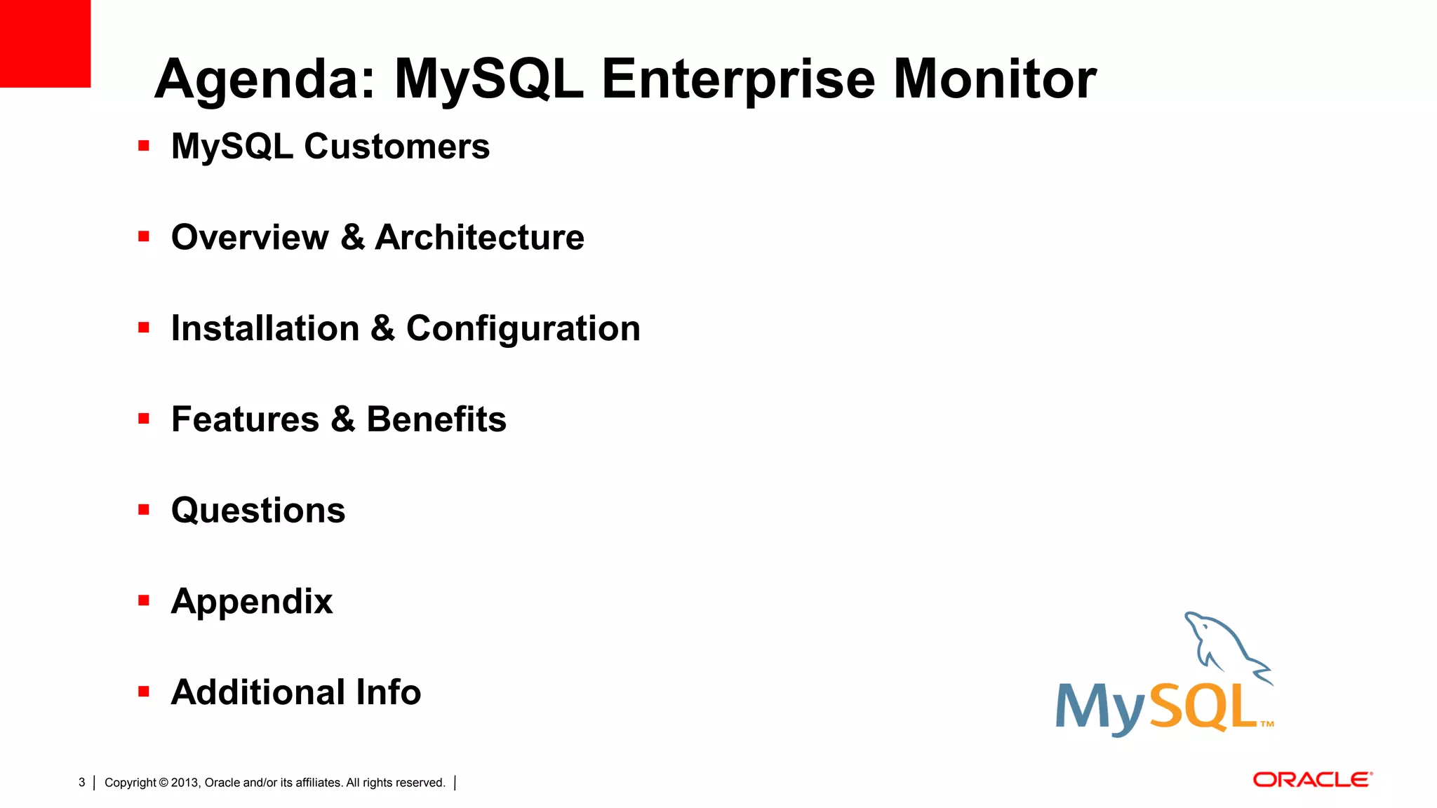 MySQL Enterprise Monitor | PPT