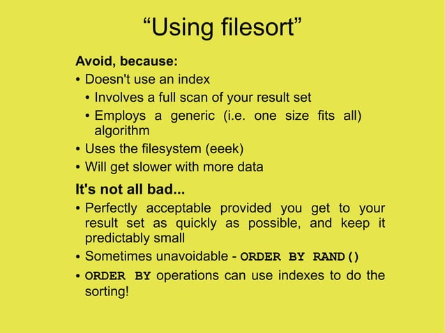 Mysql Explained : How to Read & Interpret MySQL EXPLAIN Plans ...