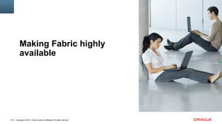 Copyright © 2015, Oracle and/or its affiliates. All rights reserved.45
Insert Picture Here
Making Fabric highly
available
 