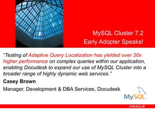 MySQL for Oracle DBA -- Rocky Mountain Oracle User Group Training Days '15 Slide 21