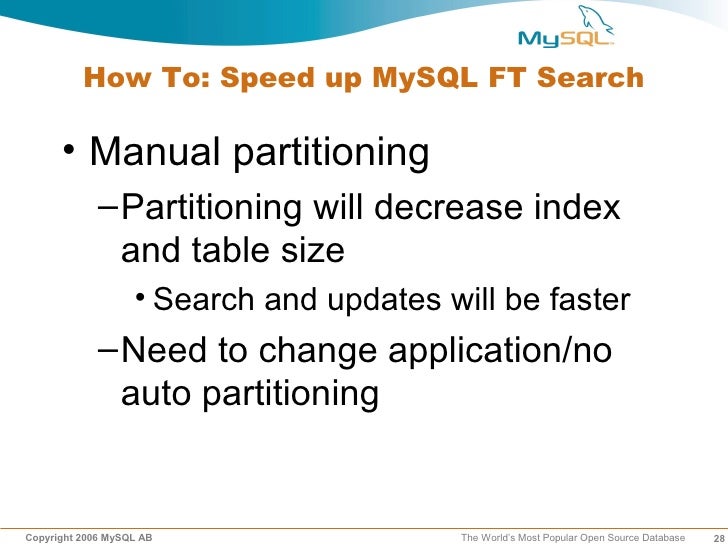 Mysql Fulltext Search 1 slideshare - 웹