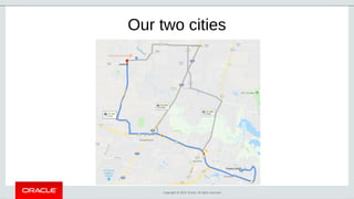 Copyright © 2019, Oracle. All rights reserved.
Our two cities
 
