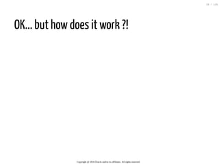 OK... but how does it work ?!
Copyright @ 2016 Oracle and/or its affiliates. All rights reserved.
28 / 126
 