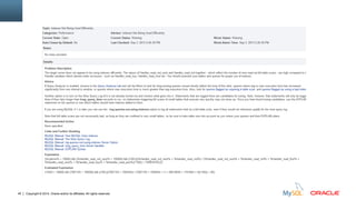 Copyright © 2014, Oracle and/or its affiliates. All rights reserved.45
 