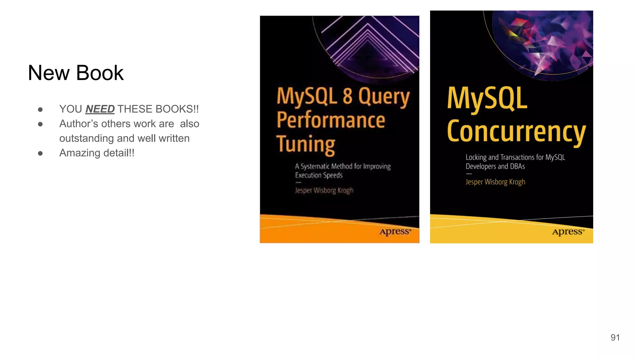 New Book
● YOU NEED THESE BOOKS!!
● Author’s others work are also
outstanding and well written
● Amazing detail!!
91
 