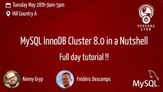 5/25/2019 MySQL InnoDB Cluster and Group Replication in a Nutshell: Hands-On Tutorial
ﬁle:///home/fred/workspace/MySQL-InnoDB-Cluster---Nutshell/MySQL InnoDB Cluster - Nutshell.html#226 1/230
1 / 230
 